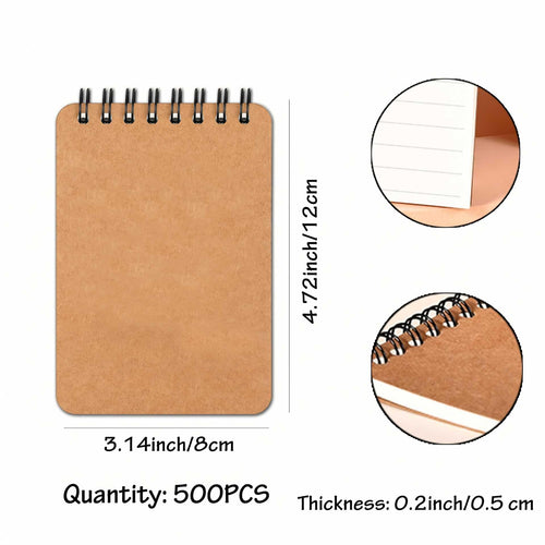 Custom Logo Mini Notebooks for Dental Clinics - 100/300/500/1000 Packs - All-Inclusive Pricing