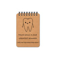 Custom Logo Mini Notebooks for Dental Clinics - 100/300/500/1000 Packs - All-Inclusive Pricing